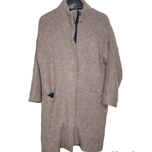 Rag & Bone Women’s Wool Blend Oversized Coat Brown Size XS - Picture 1 of 8